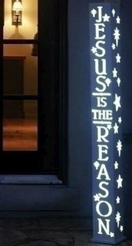 089945628982 Jesus Is The Reason For The Season Lightpost