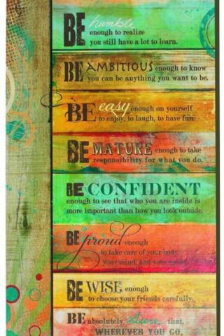 095177551356 Teen Be Attitudes (Plaque)