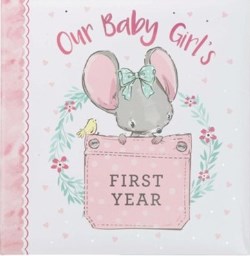 9781432131234 Girl Baby Book of Memories Pink Keepsake Photo Album  Our Baby Girl's First Year