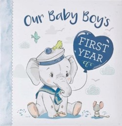 9781432131586 Boy Baby Book of Memories Blue Keepsake Photo Album  Our Baby Boy's First Year M